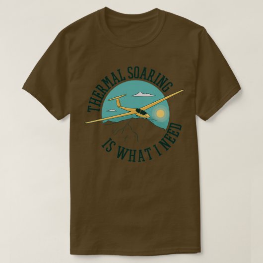 T-shirt Cadeau pilote SAILPLANE (Design devant)