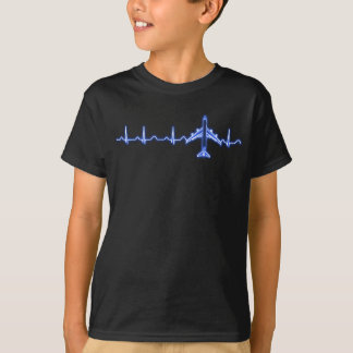 T-shirt Cadeau plat de battement de coeur