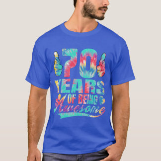 T-shirt Cadeau pour 70e anniversaire ou anniversaire de ma