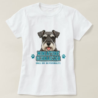 T-shirt 🐾 Cadeau pour amateur de Schnauzer Nain 🐾
