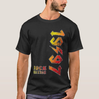 T-shirt Cadeau pour amateurs de musique rétro édition rock