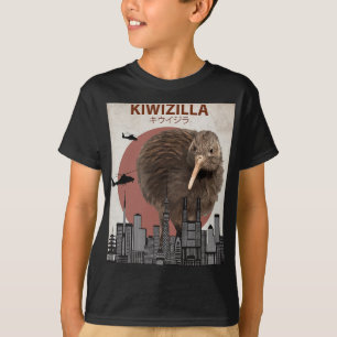 T-shirt Cadeau pour amateurs d'oiseaux Kiwizilla Kiwi drôl