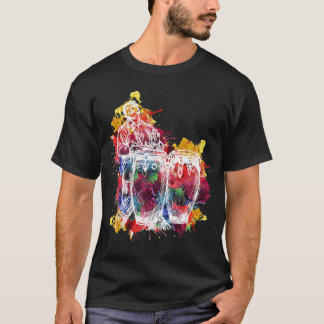 T-shirt Cadeau pour ami musicien joueur de conga Instrumen