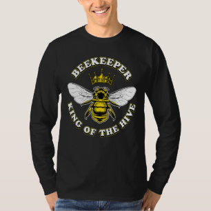 T-shirt Cadeau pour apiculteur reine abeille roi bourdon a