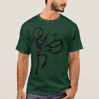 T-shirt Cadeau pour batteur de fanfare