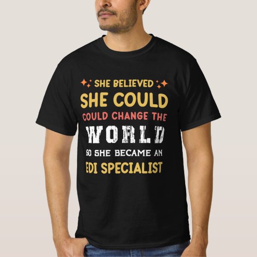 T-shirt cadeau pour Edi Developer Electronic Data Intercha (Devant)