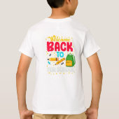 T-shirt Cadeau pour Enfants de Rentrée Scolaire (Dos)