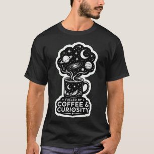 T-shirt cadeau pour enseignant « Fueled by Coffee