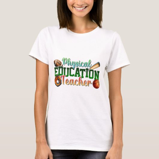 T-shirt Cadeau pour enseignant | Professeur d'éducation ph (Devant)