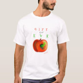 T-shirt Cadeau Pour Eve - Paradise Apple - D'Adam - Funny (Devant)