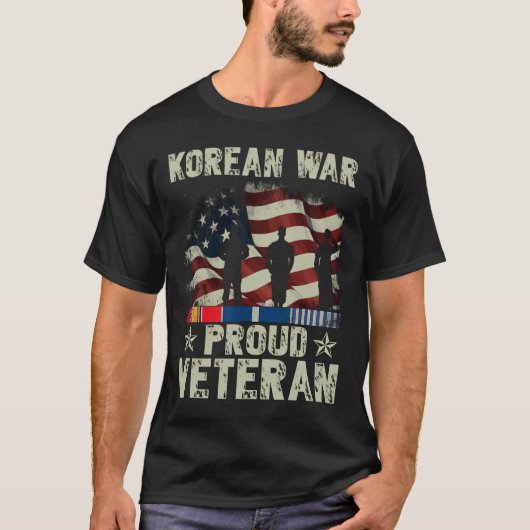 T-shirt Cadeau pour hommes militaires femmes Fière Veter d (Devant)