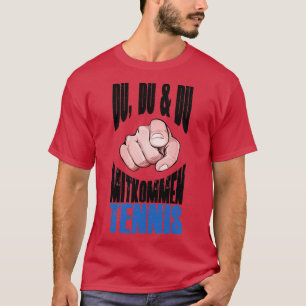 T-shirt Cadeau pour joueur de tennis, fans de sport, entra