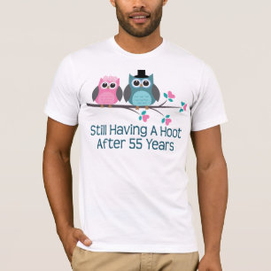 T-shirt Cadeau pour la cinquante-cinquième huée