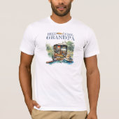 T-shirt Cadeau pour l'anniversaire de la pêche de grand-pè (Devant)