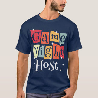 T-shirt Cadeau pour l'hôte de soirée de jeu