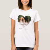 T-shirt Cadeau pour maman | Maman Black Script Custom Hear (Devant)