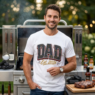 T-shirt Cadeau pour nouveau papa Papa Est 2026