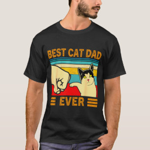 T-shirt Cadeau pour papa amateur de chats drôle pour homme