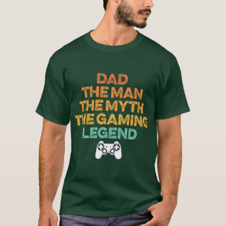T-shirt Cadeau pour papa gamer