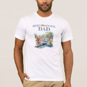 T-shirt Cadeau pour papa Pêche Anniversaire (Devant)