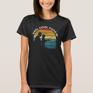 T-shirt Cadeau pour papa pêcheur vintage pour la fête des