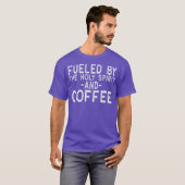 T-shirt Cadeau pour Pasteur Alimenté par le Saint-Esprit e (Devant entier)