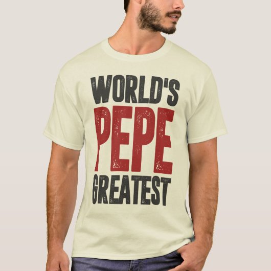 T-shirt Cadeau pour Pepe (Devant)