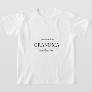 T-shirt Cadeau pour une nouvelle grand-mère
