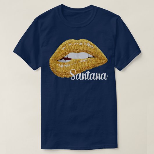 T-shirt Cadeau prénom Santana (Design devant)