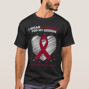 T-shirt Cadeau Produits du cancer du sang Godson Myeloma m