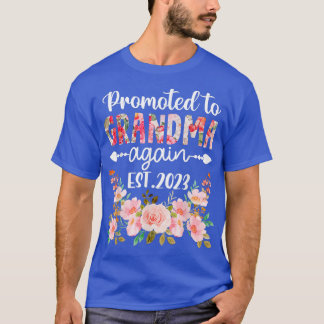 T-shirt Cadeau promotionnel à la Fleur Grand-mère Est 2023