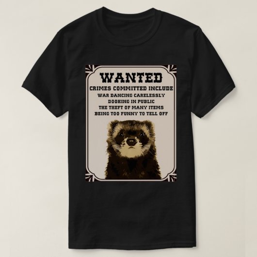 T-shirt Cadeau Recherché Ferret (Design devant)