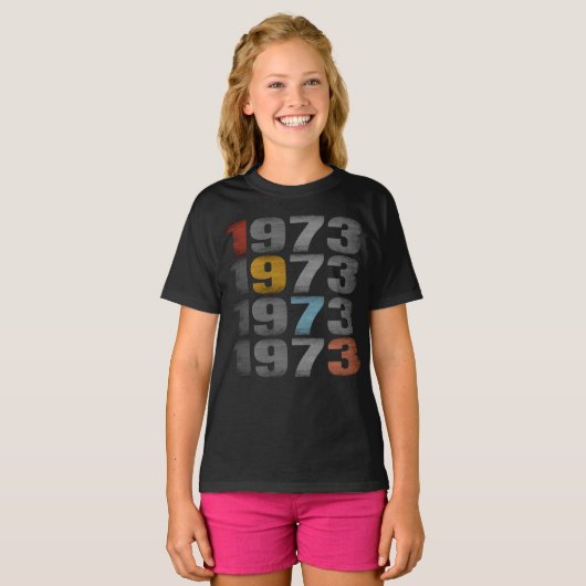 T-SHIRT CADEAU RÉTRO 1973 (Devant entier)