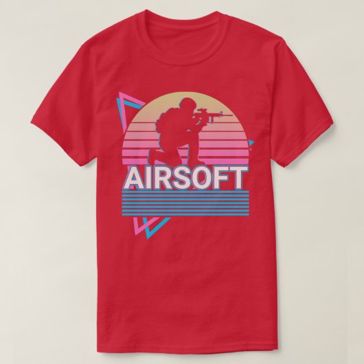 T-shirt Cadeau Retro Airsoft (Design devant)