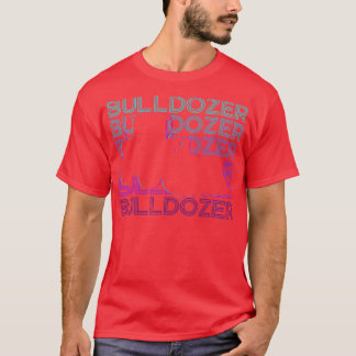 T-shirt Cadeau rétro Bulldozer