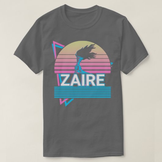 T-shirt Cadeau rétro congolais Zaïre Congo (Design devant)