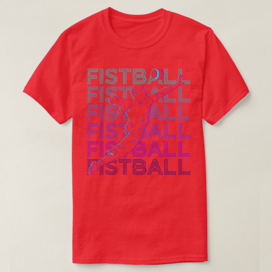 T-shirt Cadeau rétro de fistball (Design devant)