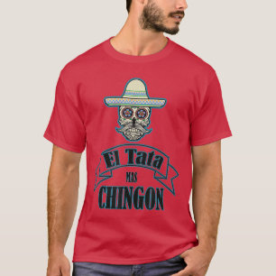 T-shirt Cadeau rétro Elata mas Chingon Playera Camiseta