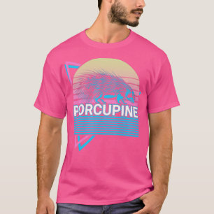 T-shirt Cadeau Retro Porcupine