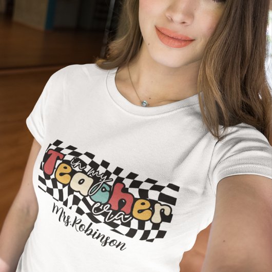 T-shirt cadeau rétro pour prof de mon ère