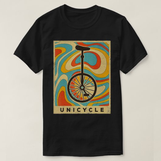 T-shirt Cadeau rétro Unicycle vintage (Design devant)