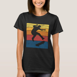T-shirt Cadeau Rétro Vintage Skate Skateboard Skateboardin