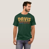 T-shirt Cadeau RetroDavisCaliforniaVintagePullover (Devant entier)