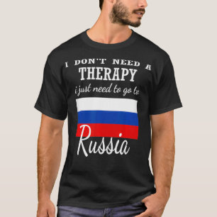 T-shirt Cadeau russe cool Russie