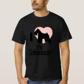 T-shirt Cadeau Schnauzer (Devant)