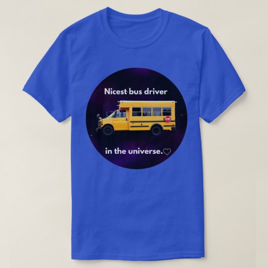 T-shirt Cadeau scolaire pour les conducteurs d'autobus (Design devant)