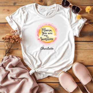 T-shirt Cadeau Sentimental Pour Maman | Vous Êtes Mon Sole