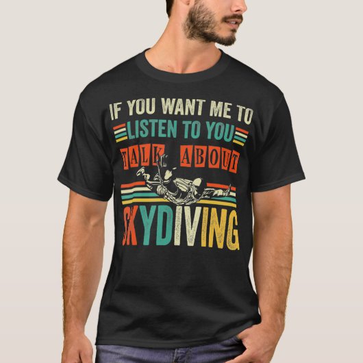 T-shirt Cadeau Skydiver (Devant)