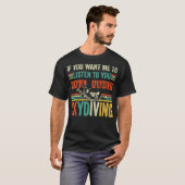 T-shirt Cadeau Skydiver (Devant entier)