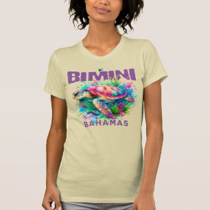 T-shirt Cadeau souvenir Bahamas : Bimini Bahamas Sea Turtl